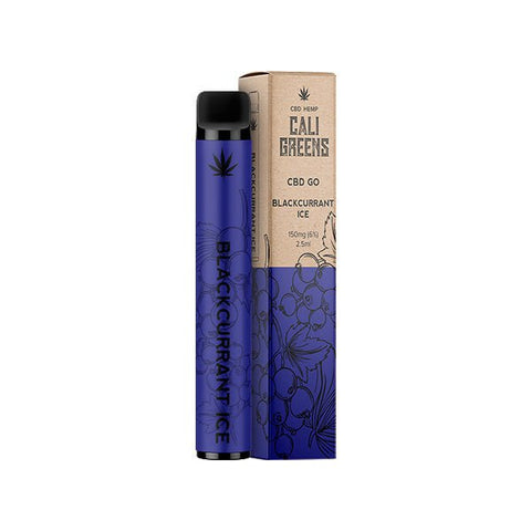 Cali Greens CBD GO 150mg CBD Disposable Vape Pen 400 Puffs - The Hemp Wellness Centre