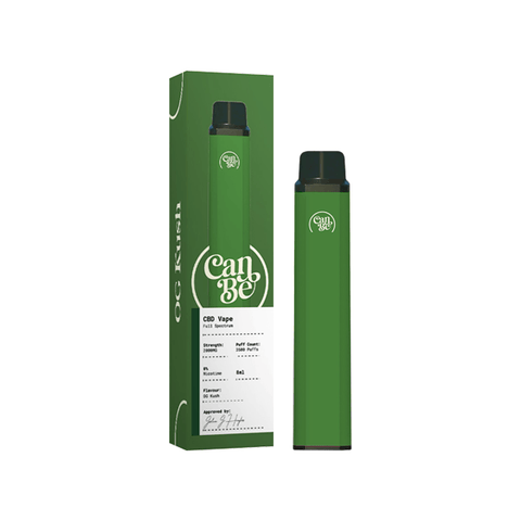 CanBe 2000mg CBD Disposable Vape Device 3500 Puffs - The Hemp Wellness Centre