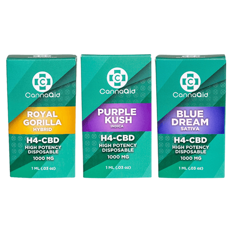 CannaAid 1000mg H4 CBD Disposable Vape Device - The Hemp Wellness Centre