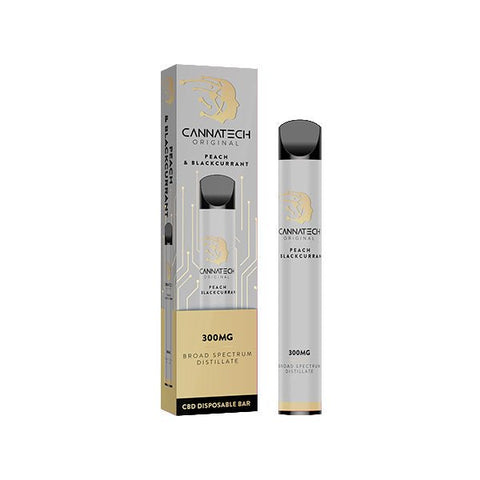 Cannatech 300mg CBD Disposable Bar Vape Device 600 Puffs - The Hemp Wellness Centre