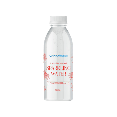 Cannawater Cannabis Infused Tangerine Dream Sparkling Water 250ml - The Hemp Wellness Centre