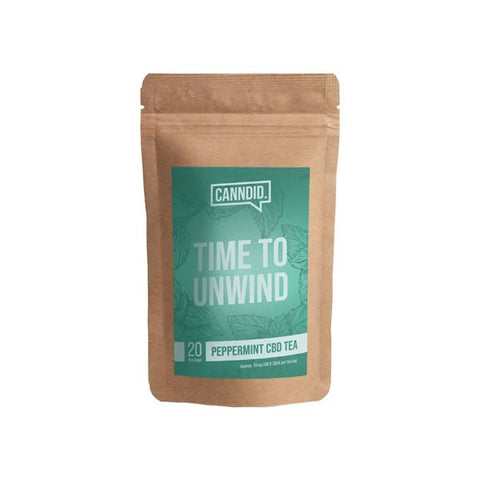 Canndid 200mg CBD Peppermint Tea Bags - 20 Bags - The Hemp Wellness Centre