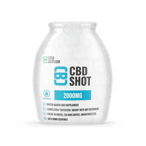 CBD Asylum Water Soluble Shot - Various Strengths - THWC Ltd