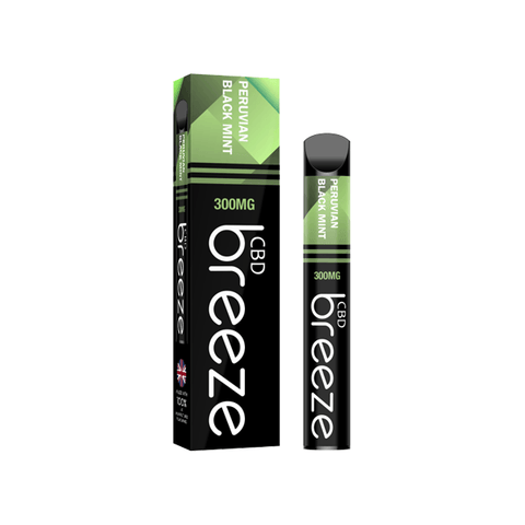 CBD Breeze Bar 300mg CBD Disposable Vape Device 600 Puffs - The Hemp Wellness Centre