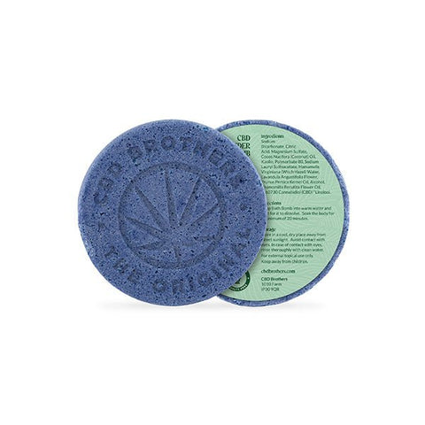 CBD Brothers 100mg CBD Lavender Bath Bomb - 100g - The Hemp Wellness Centre