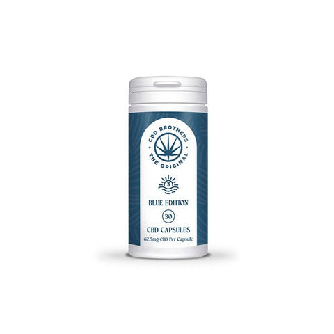 CBD Brothers Blue Edition 1875mg CBD/CBDA Vegan Capsules - 30 Caps - The Hemp Wellness Centre