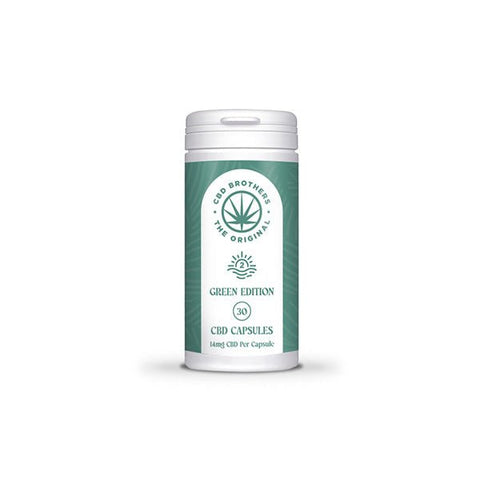 CBD Brothers Green Edition 420mg CBD/CBDA Vegan Capsules - 30 Caps - The Hemp Wellness Centre
