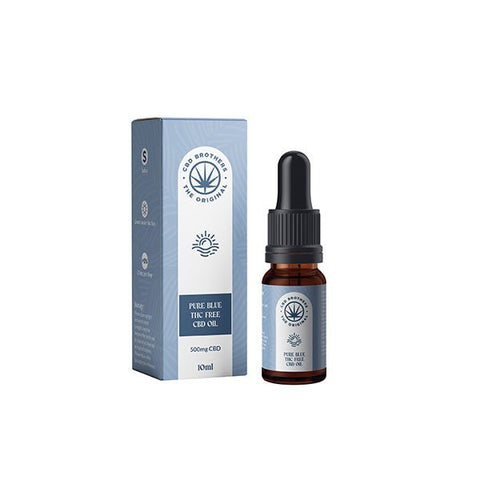 CBD Brothers Pure Blue 500mg CBD Oil - 10ml - The Hemp Wellness Centre