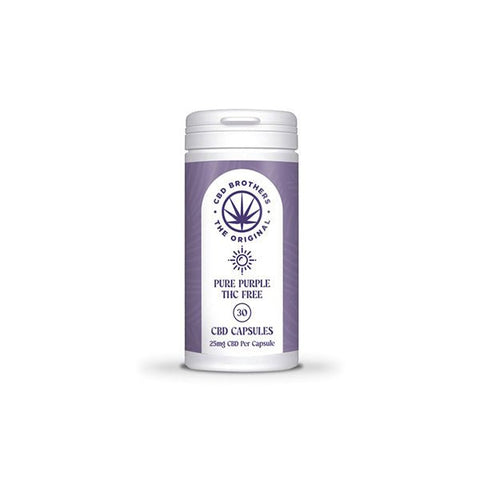 CBD Brothers Pure Purple 750mg CBD Vegan Capsules - 30 Caps - The Hemp Wellness Centre