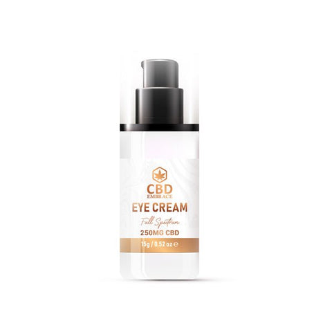 CBD Embrace 250mg Full Spectrum CBD Eye Cream - 15g - The Hemp Wellness Centre