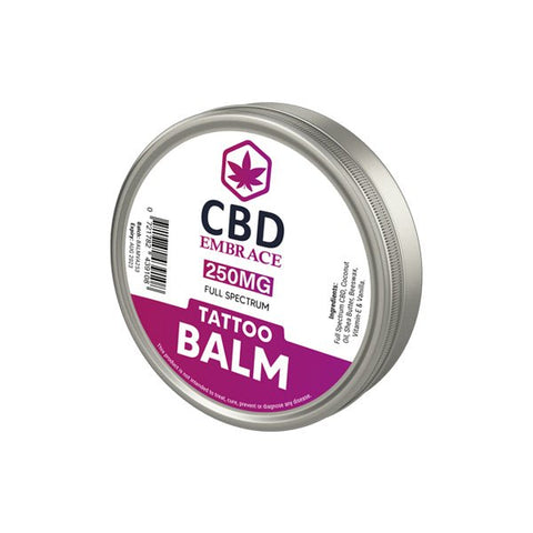 CBD Embrace 250mg Full Spectrum CBD Tattoo Balm - The Hemp Wellness Centre
