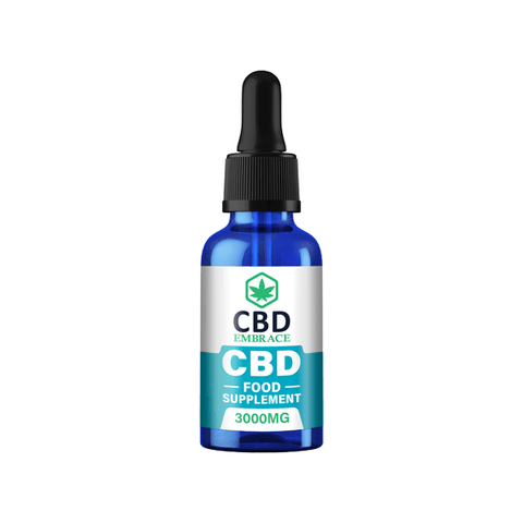 CBD Embrace 3000mg Full Spectrum CBD Food Supplement - 30ml - The Hemp Wellness Centre
