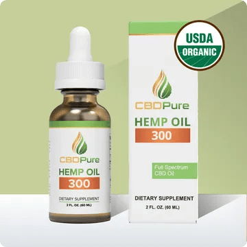 CBD Pure 300mg - 60ml - FULL SPECTRUM - THWC Ltd