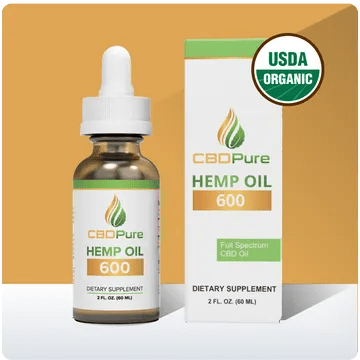 CBD Pure 600mg - 60ml - FULL SPECTRUM - THWC Ltd