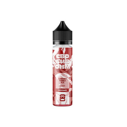 CBD Sub Ohm 1000mg CBD E-liquid 50ml (70VG/30PG) - The Hemp Wellness Centre