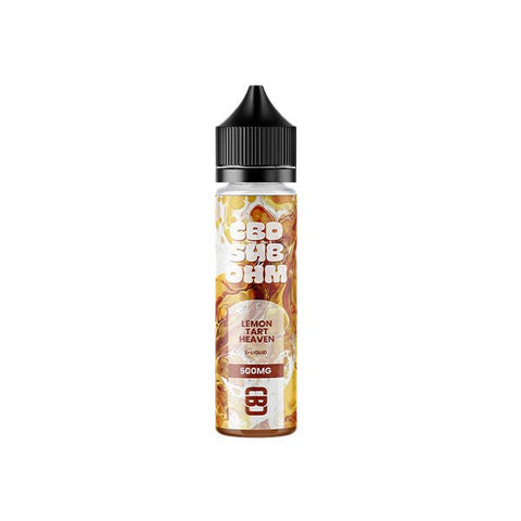 CBD Sub Ohm 500mg CBD E-liquid 50ml (70VG/30PG) - The Hemp Wellness Centre