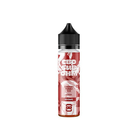 CBD Sub Ohm 500mg CBD E-liquid 50ml (70VG/30PG) - The Hemp Wellness Centre