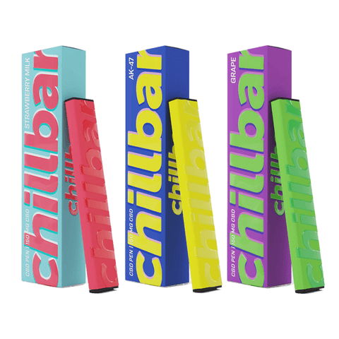 Chillbar 150mg CBD Disposable Vape Device 300 Puffs - The Hemp Wellness Centre