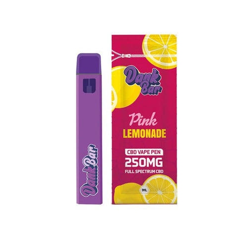Dank Bar 250mg Full Spectrum CBD Vape Disposable by Purple Dank - 12 flavours - The Hemp Wellness Centre