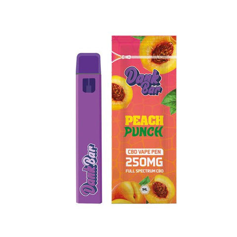 Dank Bar 250mg Full Spectrum CBD Vape Disposable by Purple Dank - 12 flavours - The Hemp Wellness Centre