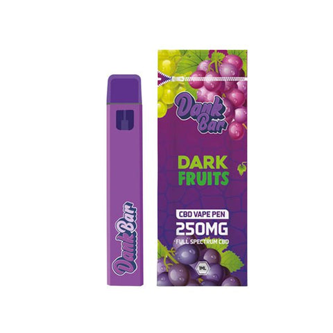 Dank Bar 250mg Full Spectrum CBD Vape Disposable by Purple Dank - 12 flavours - The Hemp Wellness Centre