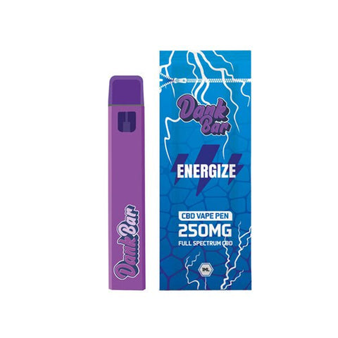 Dank Bar 250mg Full Spectrum CBD Vape Disposable by Purple Dank - 12 flavours - The Hemp Wellness Centre
