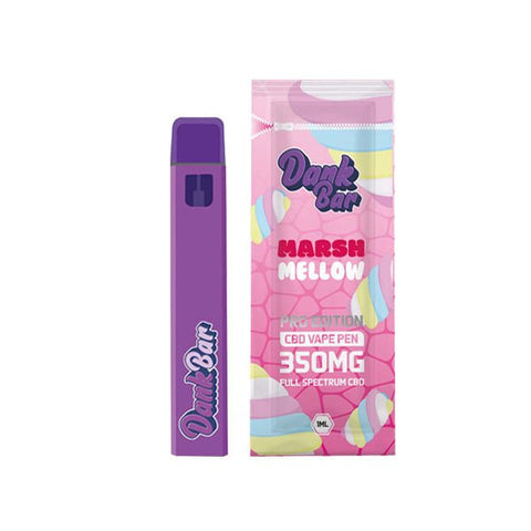 Dank Bar Pro Edition 350mg Full Spectrum CBD Vape Disposable by Purple Dank - 12 flavours - The Hemp Wellness Centre