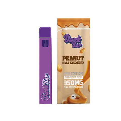 Dank Bar Pro Edition 350mg Full Spectrum CBD Vape Disposable by Purple Dank - 12 flavours - The Hemp Wellness Centre