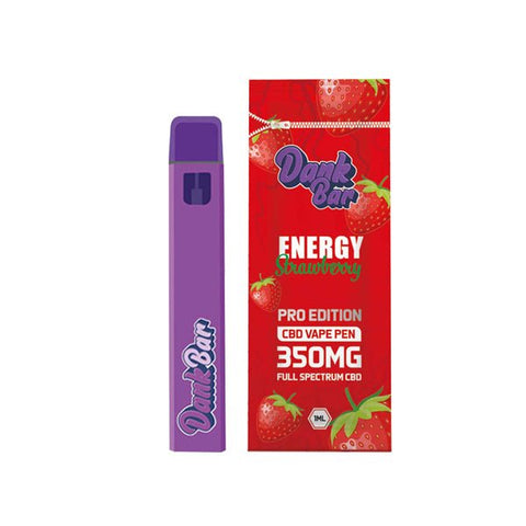 Dank Bar Pro Edition 350mg Full Spectrum CBD Vape Disposable by Purple Dank - 12 flavours - The Hemp Wellness Centre
