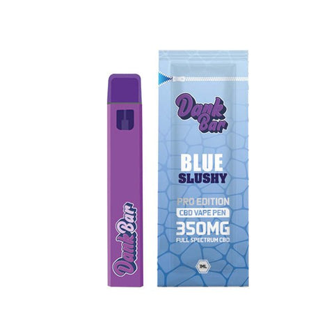 Dank Bar Pro Edition 350mg Full Spectrum CBD Vape Disposable by Purple Dank - 12 flavours - The Hemp Wellness Centre