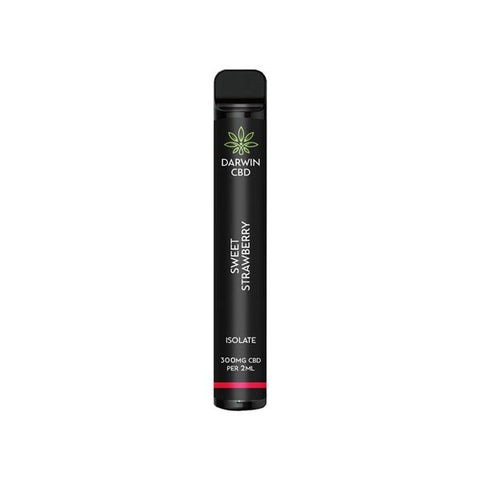 Darwin 300mg CBD Isolate Disposable Vape Device 600 Puffs - The Hemp Wellness Centre