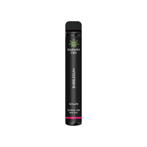 Darwin 300mg CBD Isolate Disposable Vape Device 600 Puffs - The Hemp Wellness Centre