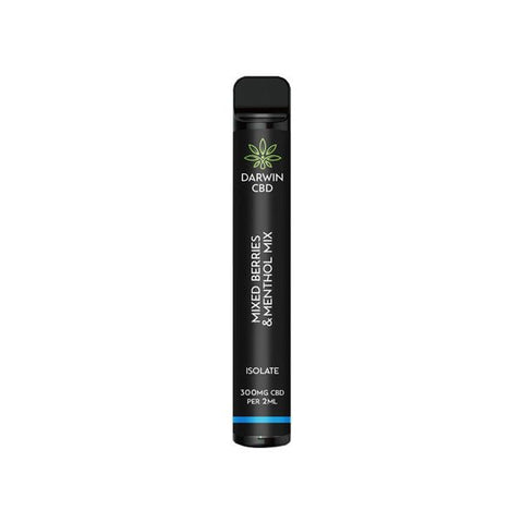 Darwin 300mg CBD Isolate Disposable Vape Device 600 Puffs - The Hemp Wellness Centre