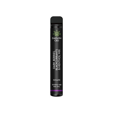 Darwin 300mg CBD Isolate Disposable Vape Device 600 Puffs - The Hemp Wellness Centre