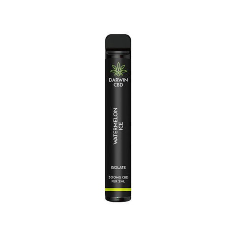 Darwin 300mg CBD Isolate Disposable Vape Device 600 Puffs - The Hemp Wellness Centre