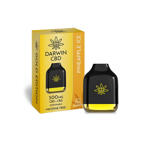 Darwin 500mg CBD + CBG Cube Disposable 700 Puffs - THWC Ltd