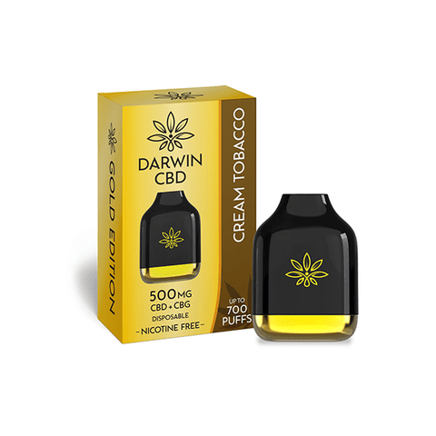Darwin 500mg CBD + CBG Cube Disposable 700 Puffs - THWC Ltd