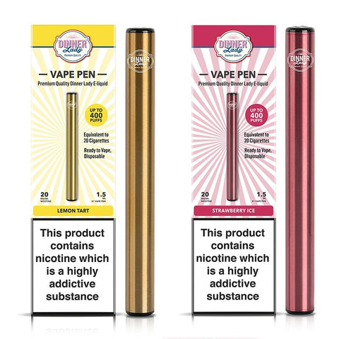 Dinner Lady 20mg Disposable Vape Pen - The Hemp Wellness Centre