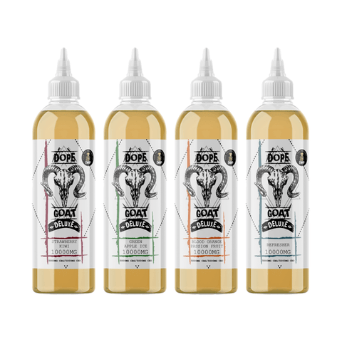 Dope Goat Deluxe 10,000 CBD + CBG E-liquid 250ml (70VG/30PG) - The Hemp Wellness Centre