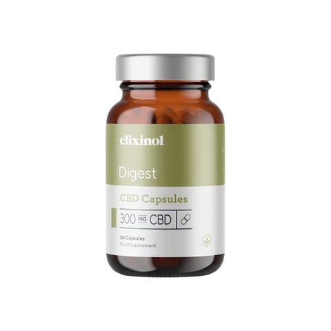 Elixinol 300mg CBD Digest Capsules - 30 Caps - The Hemp Wellness Centre