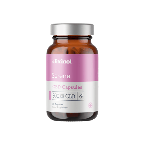 Elixinol 300mg CBD Serene Capsules - 30 Caps - The Hemp Wellness Centre