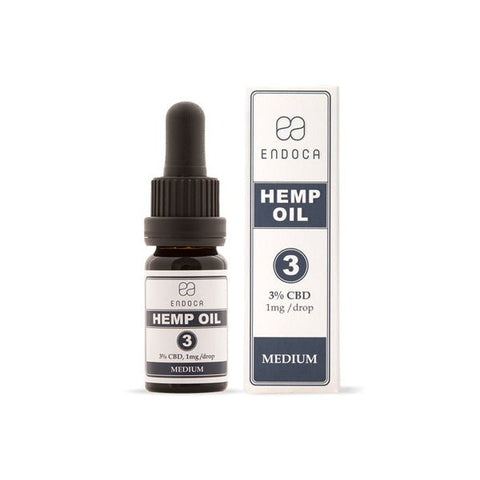 Endoca 300mg CBD Hemp Oil Drops 10ml - The Hemp Wellness Centre