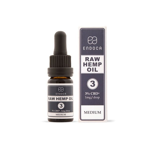 Endoca 300mg CBD+CBDa RAW Hemp Oil Drops 10ml - The Hemp Wellness Centre