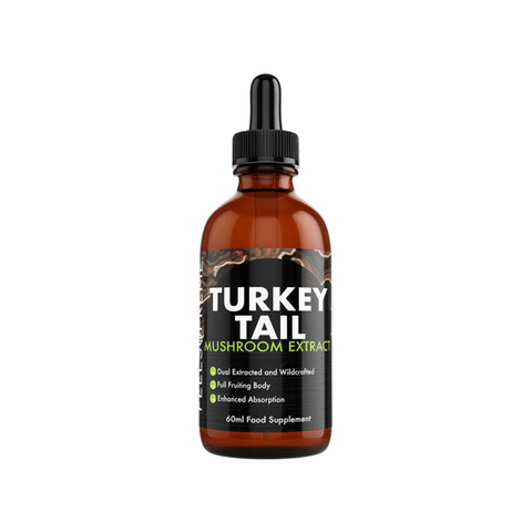 Feel Supreme Turkey Tail Mushroom Liquid Tincture - 60ml - The Hemp Wellness Centre
