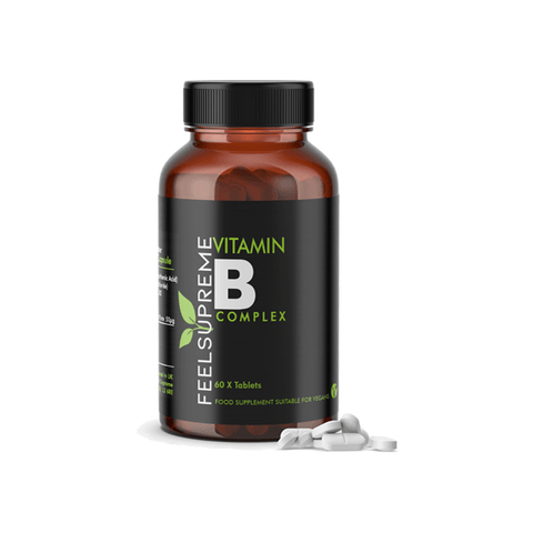 Feel Supreme Vitamin B Complex Tablets - 60 Tabs - The Hemp Wellness Centre