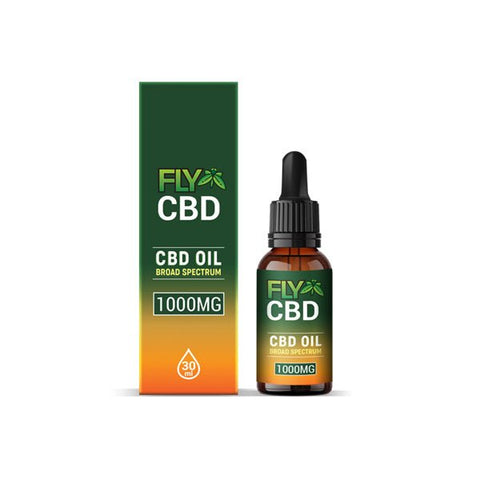 Fly Oil 1000mg CBD Broad Spectrum Tincture Oil 30ml - The Hemp Wellness Centre