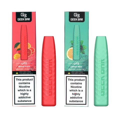 Geekvape Geek Bar LITE 20mg Disposable Vape Pen - The Hemp Wellness Centre