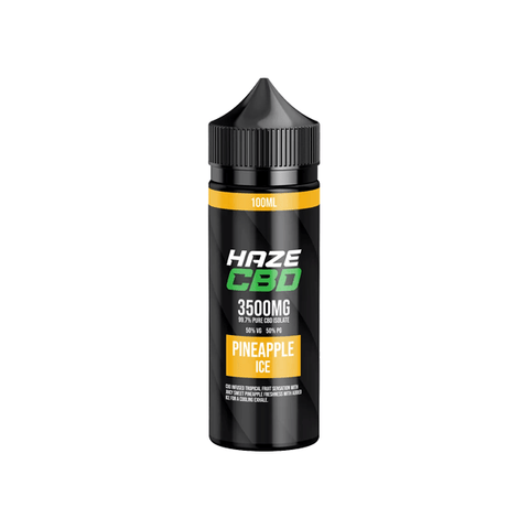 Haze 3500mg CBD E-Liquid 100ml (50VG/50PG) - THWC Ltd