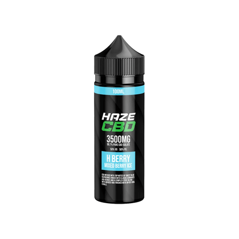Haze 3500mg CBD E-Liquid 100ml (50VG/50PG) - THWC Ltd