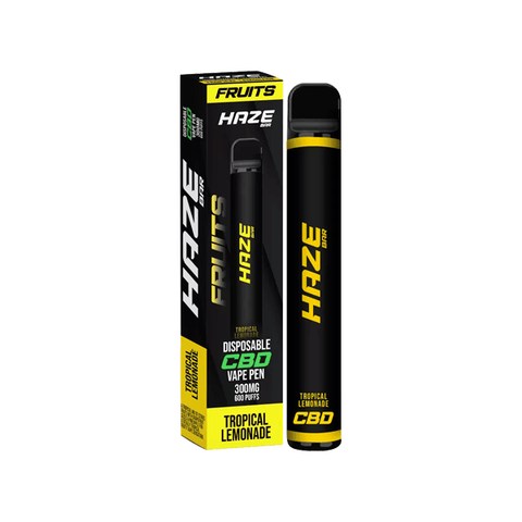 Haze Bar Fruits 300mg CBD Disposable Vape Device 600 Puffs - The Hemp Wellness Centre